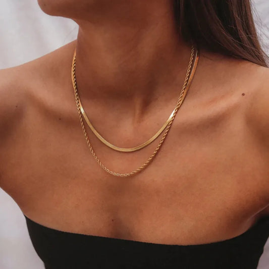 Necklace Mesh and Braided Mix | Vallria