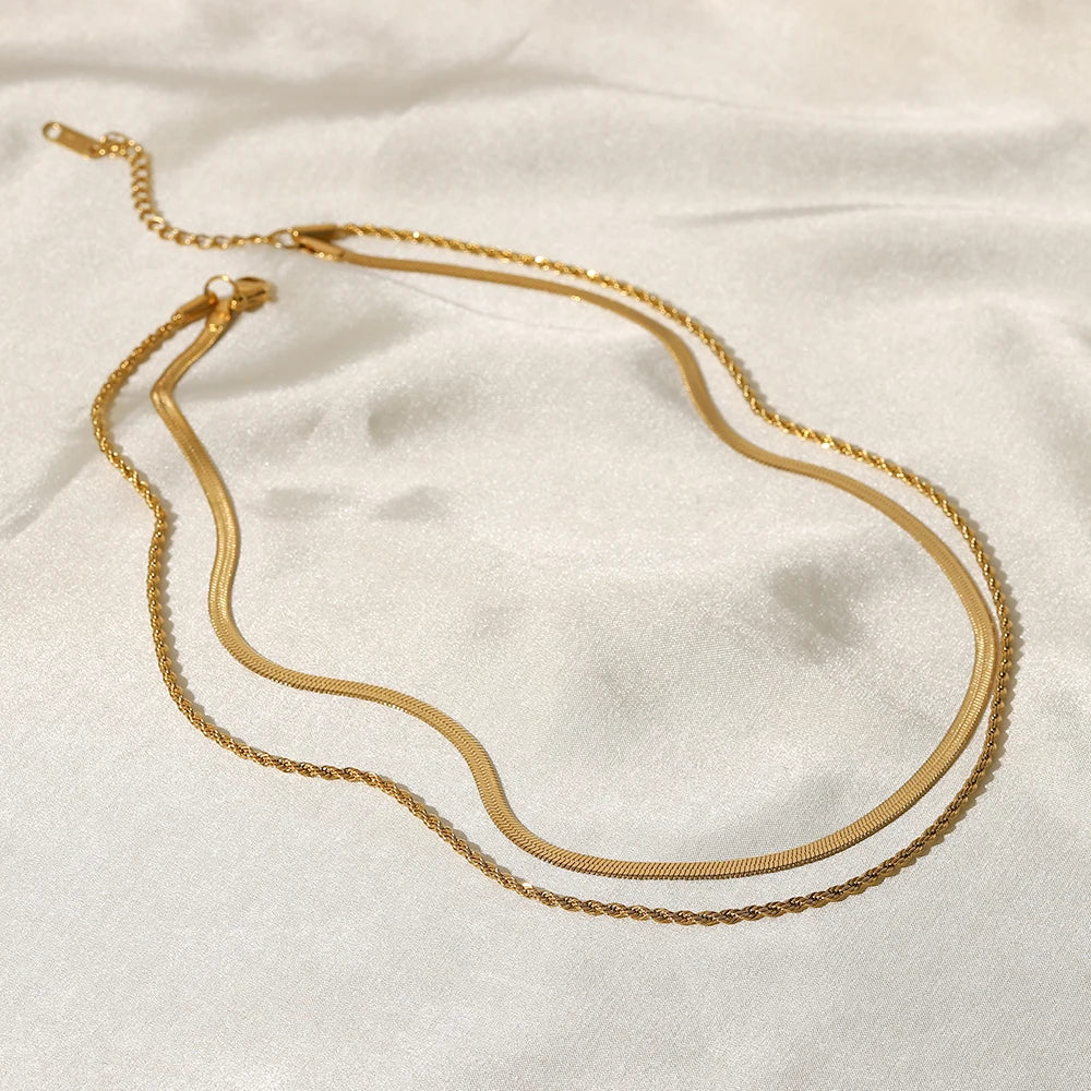Necklace Mesh and Braided Mix | Vallria
