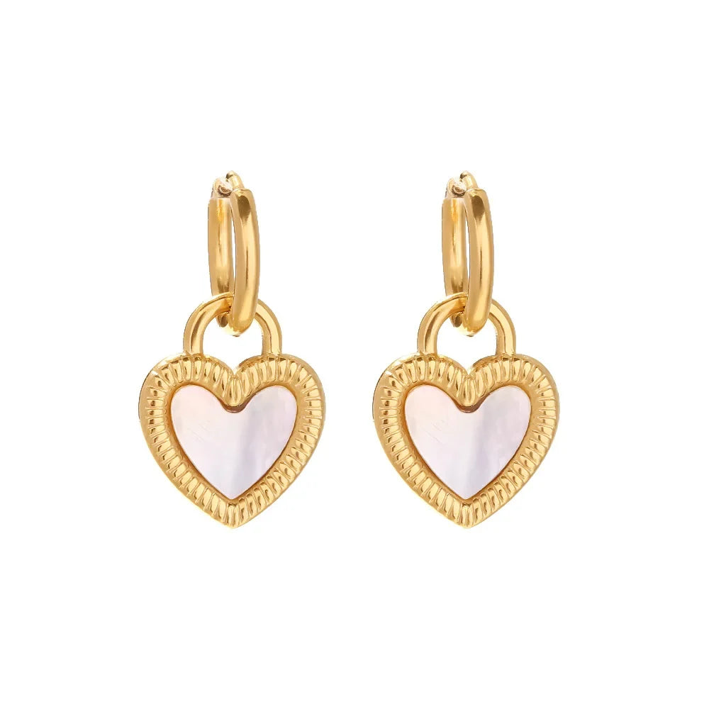 Hoop Heart Passione Earring | Vallria