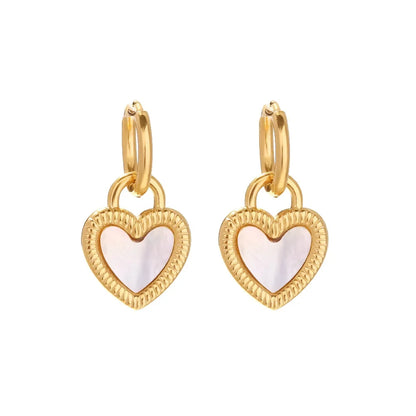 Hoop Heart Passione Earring | Vallria