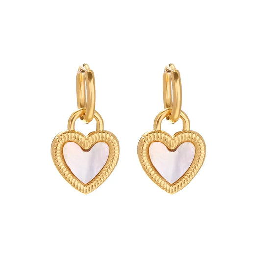 Hoop Heart Passione Earring | Vallria