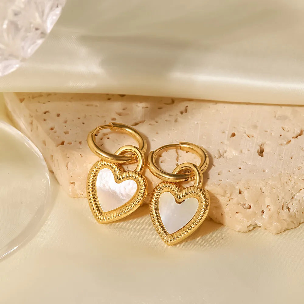 Hoop Heart Passione Earring | Vallria