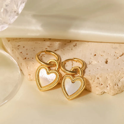 Hoop Heart Passione Earring | Vallria
