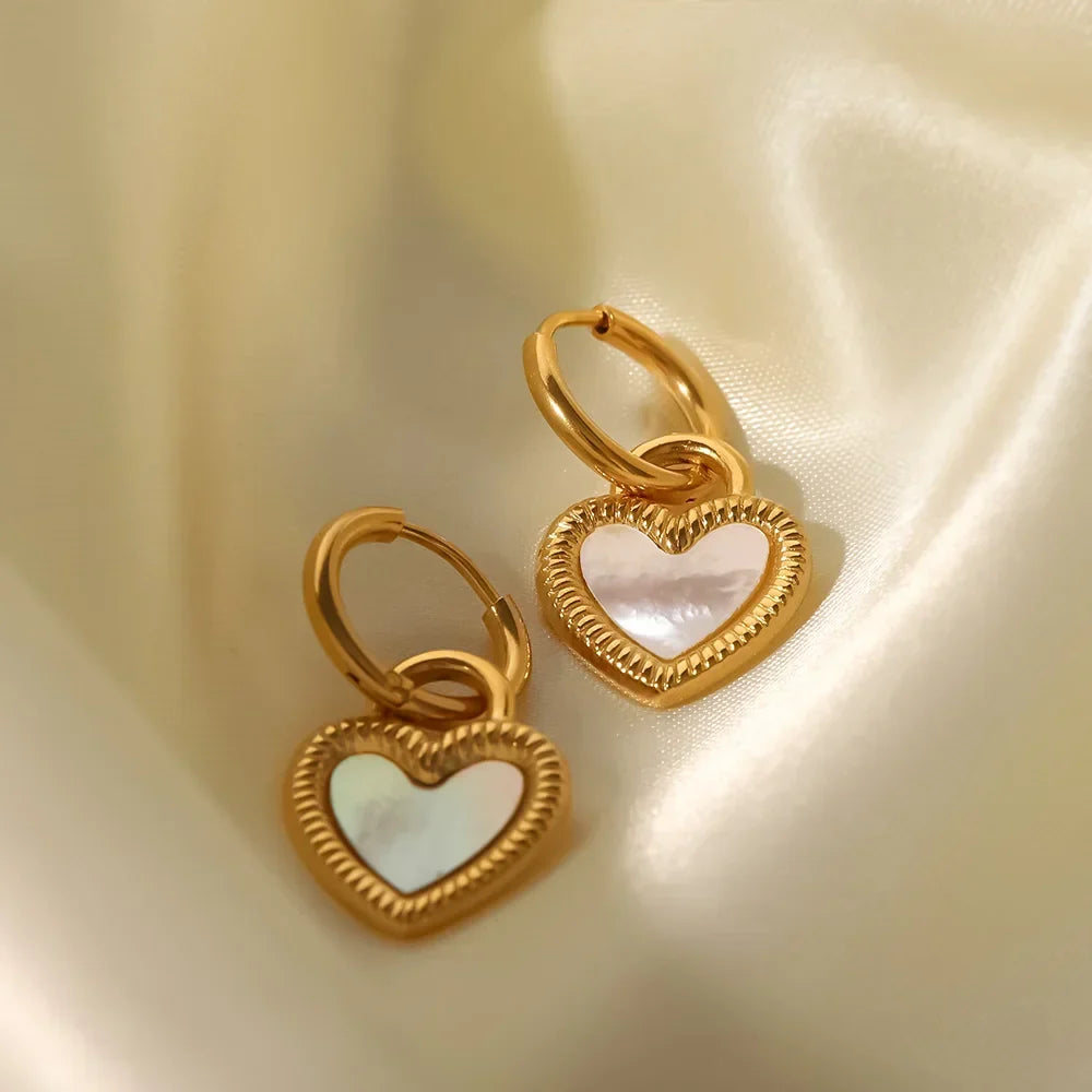 Hoop Heart Passione Earring | Vallria