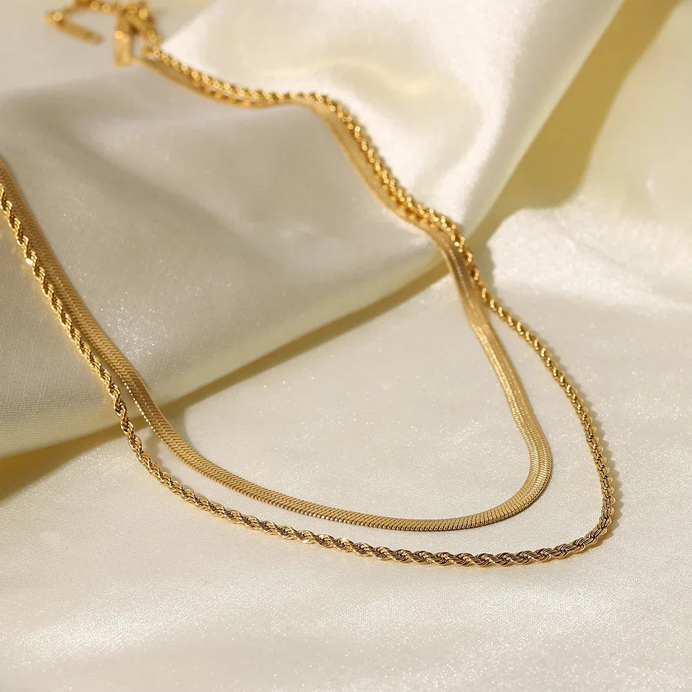 Necklace Mesh and Braided Mix | Vallria