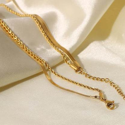 Necklace Mesh and Braided Mix | Vallria