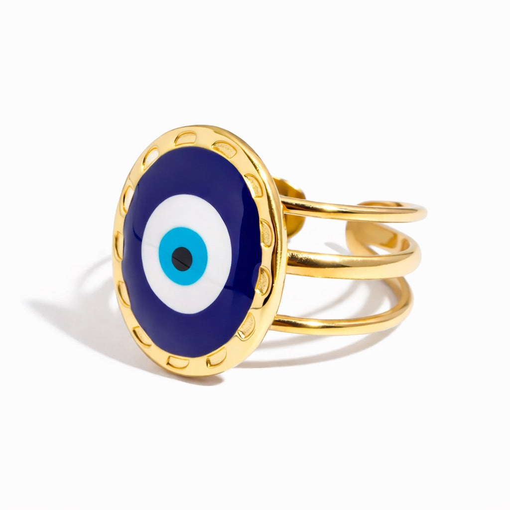 Evil Eye Amulet Ring | Vallria