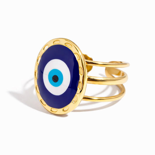 Evil Eye Amulet Ring | Vallria
