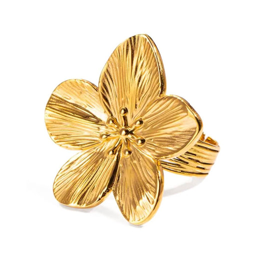 Cherry Blossom Adjustable Ring | Vallria