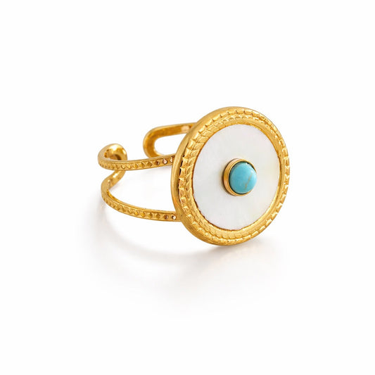 Evil Eye Gaia Ring | Vallria