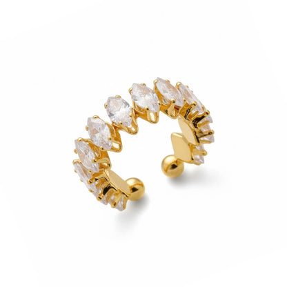 Vicenza with Crown of Cubic Zirconia Marquise Ring | Vallria
