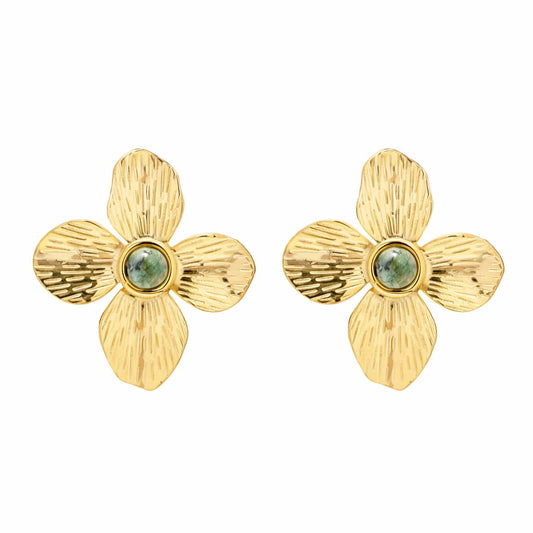 Flower of Emerald Earring | Vallria