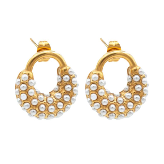 Spike Pearl Earring | Vallria