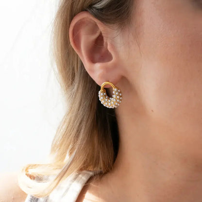 Spike Pearl Earring | Vallria