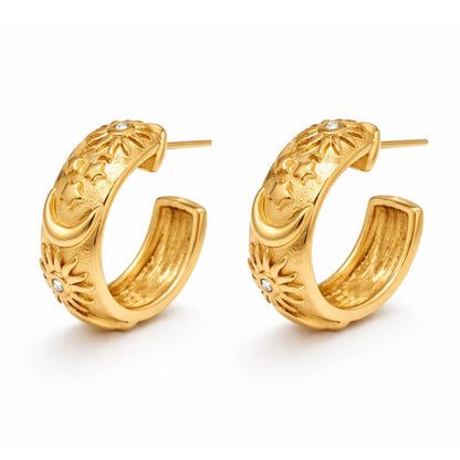 Hoop Celeste Earring | Vallria