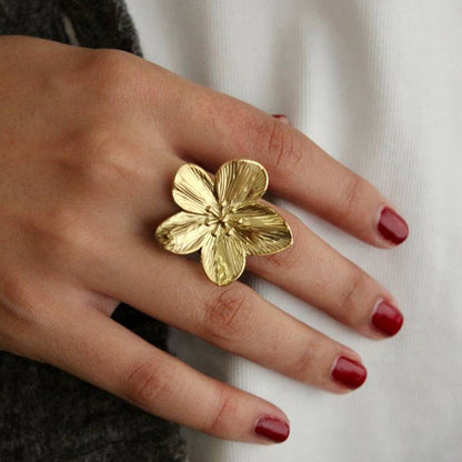 Cherry Blossom Adjustable Ring | Vallria
