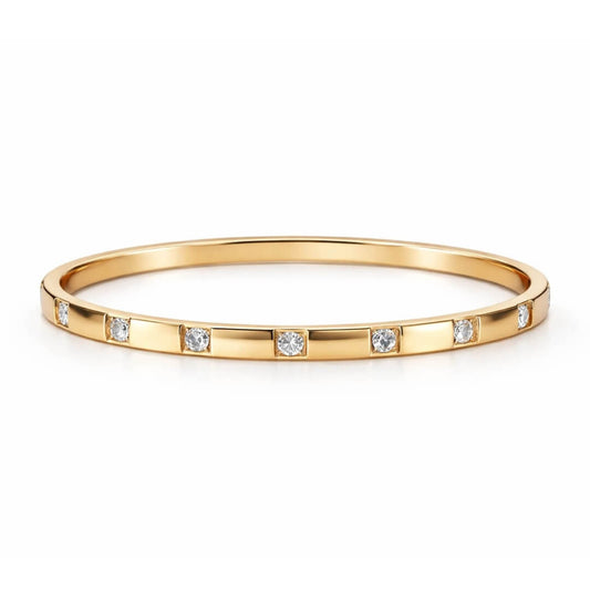 Modena Minimalist Bangle | Vallria