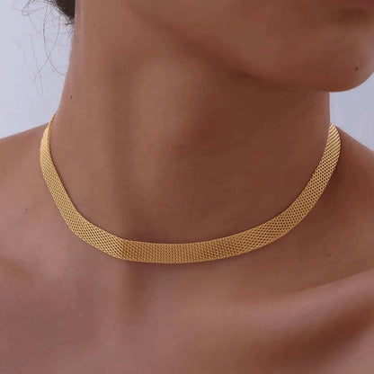 Choker of Mesh Elegant Necklace | Vallria