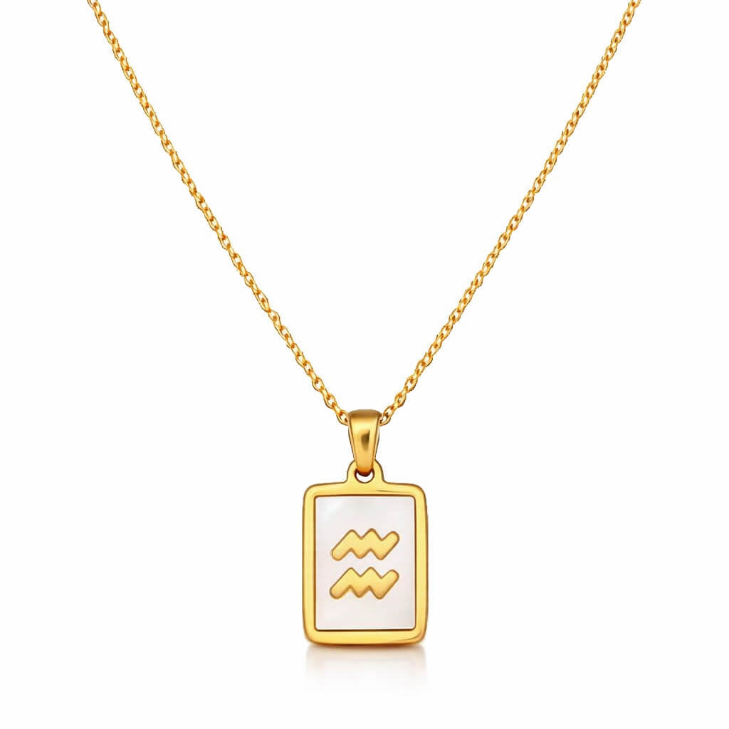 Necklaces Signs of Zodiac Pearled Collection | Vallria
