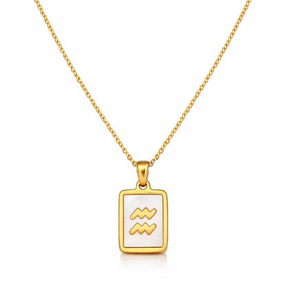 Necklaces Signs of Zodiac Pearled Collection | Vallria