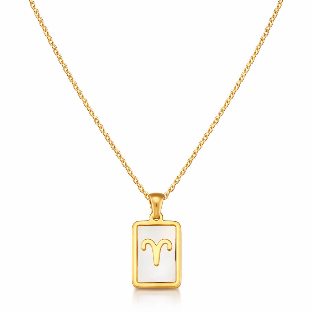Necklaces Signs of Zodiac Pearled Collection | Vallria