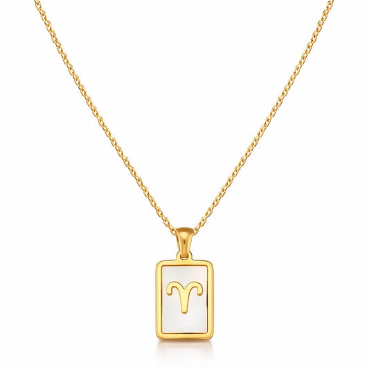 Necklaces Signs of Zodiac Pearled Collection | Vallria