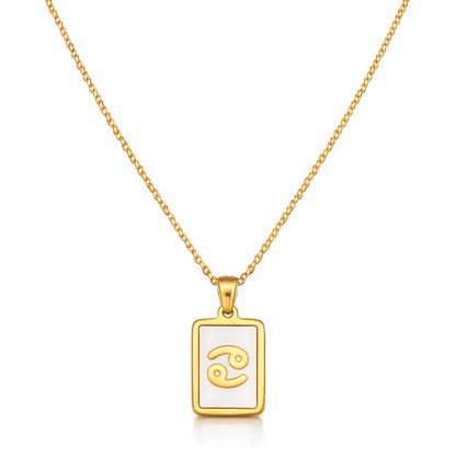 Necklaces Signs of Zodiac Pearled Collection | Vallria