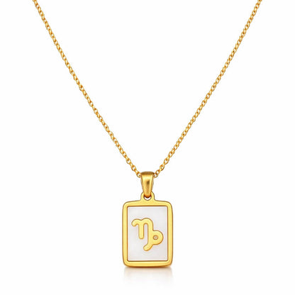 Necklaces Signs of Zodiac Pearled Collection | Vallria
