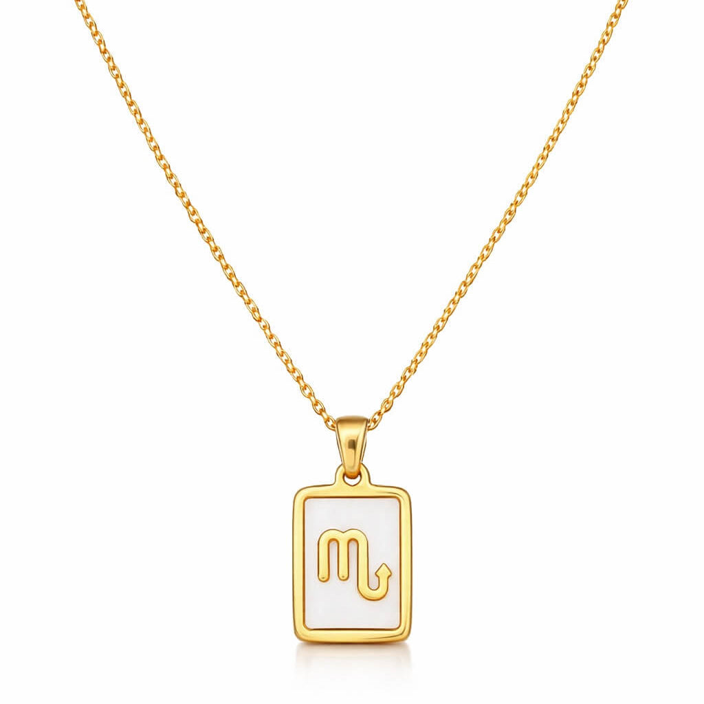 Necklaces Signs of Zodiac Pearled Collection | Vallria