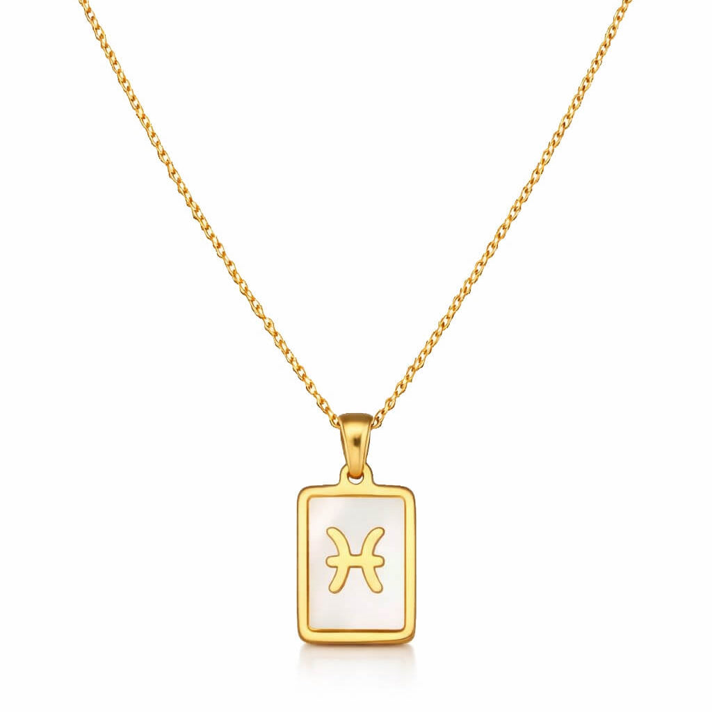 Necklaces Signs of Zodiac Pearled Collection | Vallria