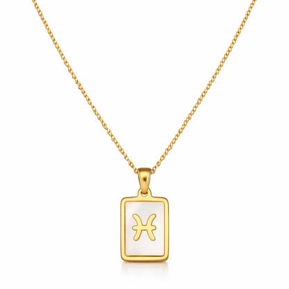 Necklaces Signs of Zodiac Pearled Collection | Vallria