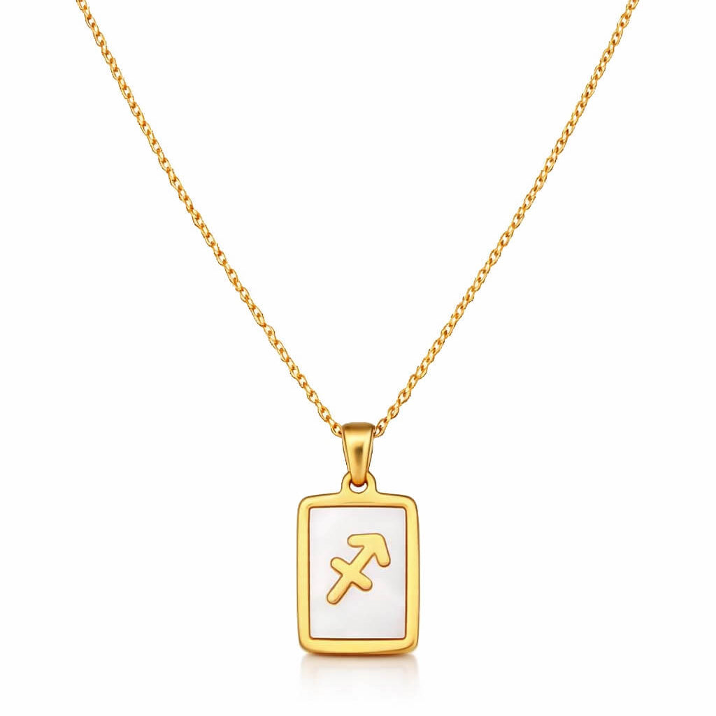 Necklaces Signs of Zodiac Pearled Collection | Vallria
