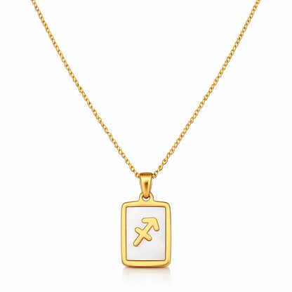 Necklaces Signs of Zodiac Pearled Collection | Vallria
