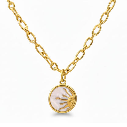 Marseille Sun and Moon Necklace | Vallria