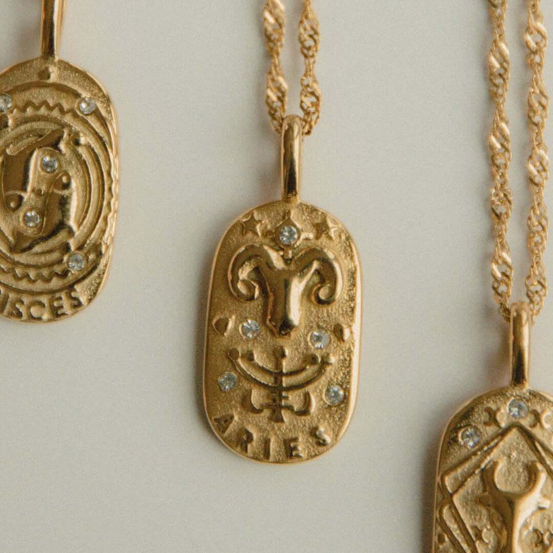 Zodiac Chain Braided Necklace | Vallria