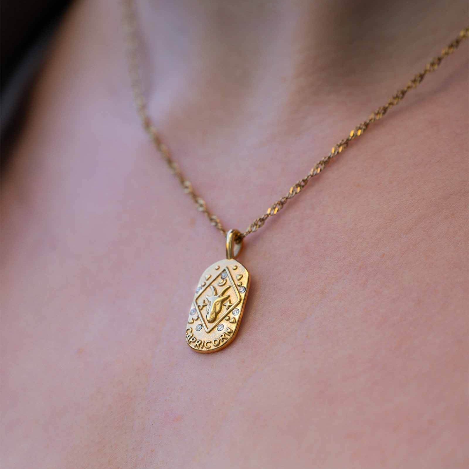 Zodiac Chain Braided Necklace | Vallria