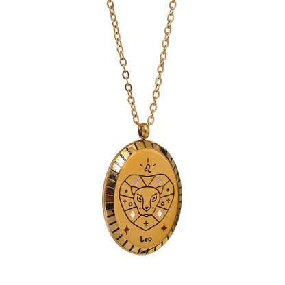 Constellations of Zodiac Medallion Necklace | Vallria