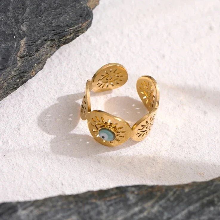 Evil Eye Hera Ring | Vallria