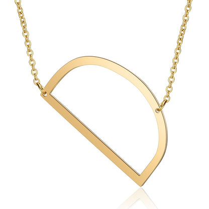 Letter Initial Large Necklace | Vallria