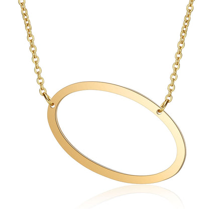 Letter Initial Large Necklace | Vallria
