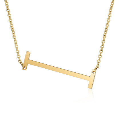 Letter Initial Large Necklace | Vallria