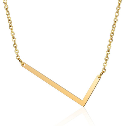 Letter Initial Large Necklace | Vallria