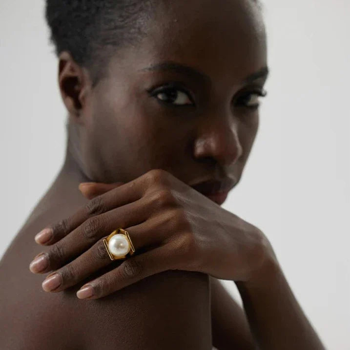 Pearl Paola Ring | Vallria