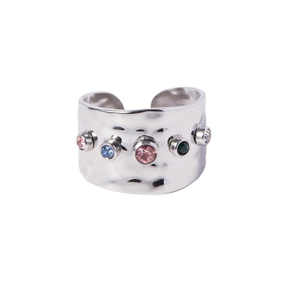 Queen Texture Hammered Ring | Vallria