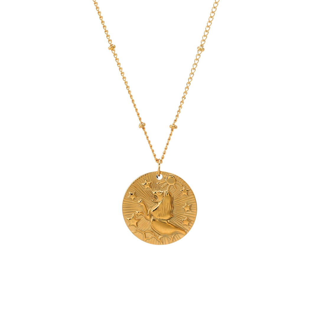 Zodiac with Symbols of Constellations Necklace | Vallria