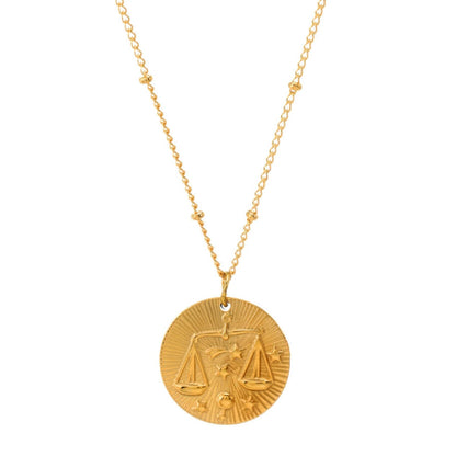 Zodiac with Symbols of Constellations Necklace | Vallria
