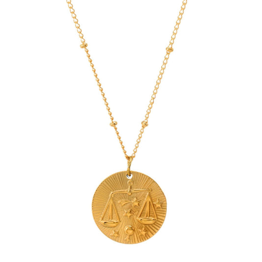 Zodiac with Symbols of Constellations Necklace | Vallria