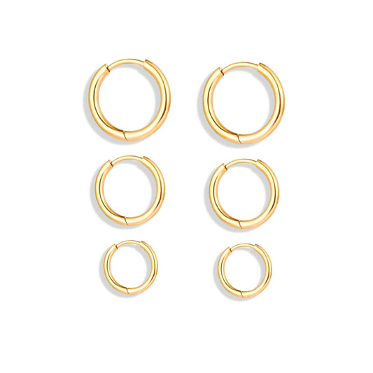 Hoop Trio Earrings | Vallria