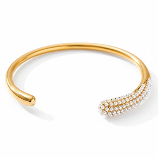 Spike Pearls Bracelet | Vallria