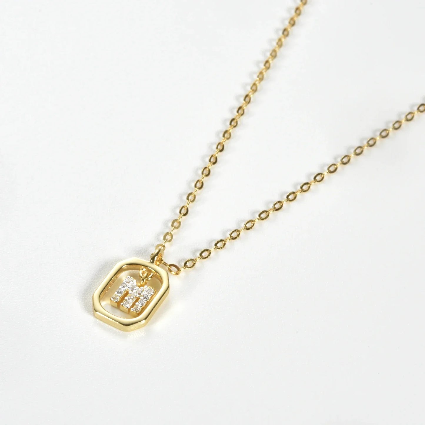 Initials with Zirconia Necklace | Vallria